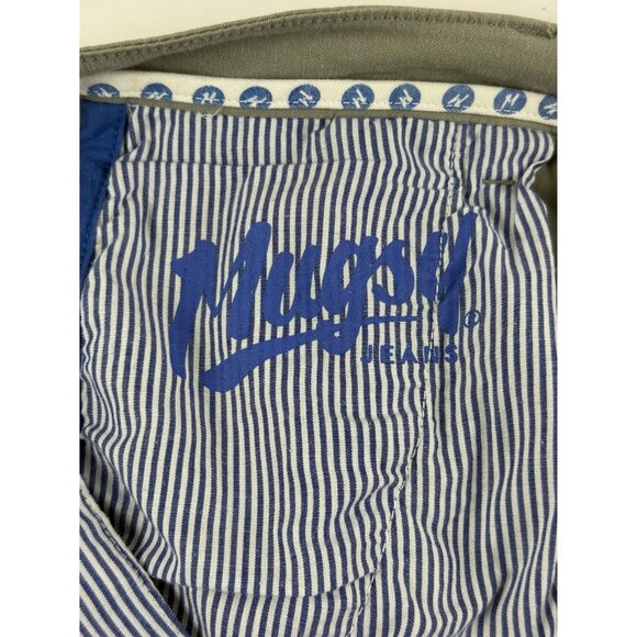 Mugsy Pants Mens 38x30 Damens Chinos Stretch Gray Straight Comfort K4PNDA - Picture 4 of 10